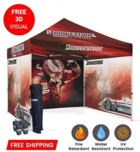 Shop Online Customized Pop Up Tents  Weather Resistant  USA