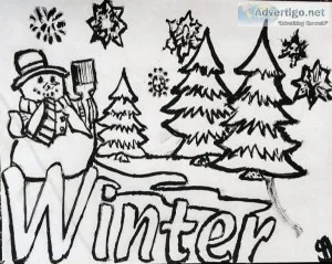 Winter Landscape 5 GG &ndash 8&Prime x 11&Prime Painting