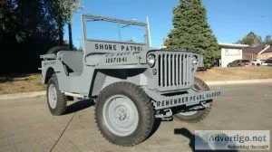 Re-Assembled 1942 Ford GPW Navy Patrol