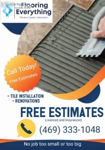 Flooring and Showers
