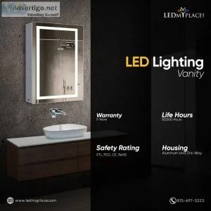Buy LED Lighted Vanity Mirror for make-up application