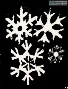 Black and White Winter Snowflakes GG &ndash 8&Prime x 11&Prime P