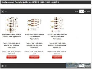 Buy Consumables Suitable for Hypertherm hpr260 and hpr130  Alter