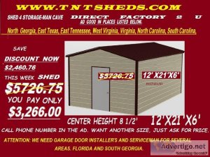GARAGE DOORS SHED AFRAMES