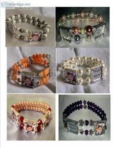 Silver Plated Instant Photo Bracelet
