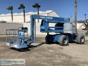 2007 GENIE Z6034 BOOMLIFT dual fuel 2-stage 60  articulated boom