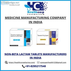 Non-beta lactam tablets manufacturers | healthcorp pharmachem