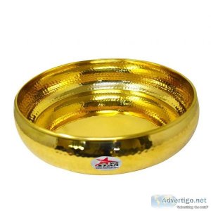 Brass Urli Decorative Bowl  Brass Urli Home Decor. &ndash Nutris