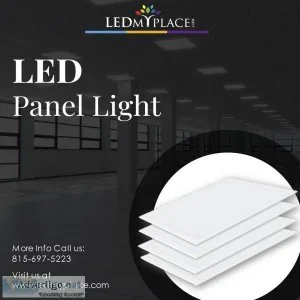 LED panel lights come in a variety of colors and sizes.