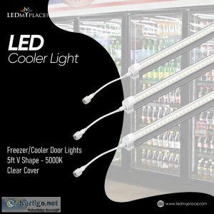 Different size LED cooler lights tubes are available at low pric