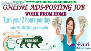 Ad posting work from home job