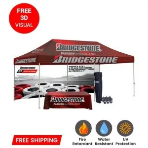 Branded Pop Up Tent With 100% Water Proof Fabric  USA