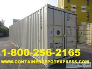 Used steel storage containers