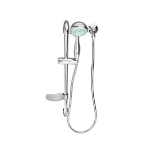 LINKWARE BUILDERS SHOWER ON RAIL CHROME