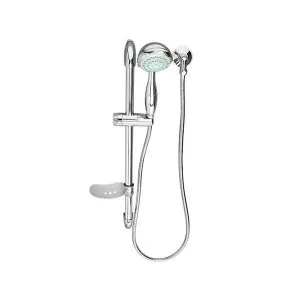 LINKWARE BUILDERS SHOWER ON RAIL CHROME