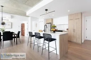 MARKET -- Upscale 4 12 condo for rent downtown Laval