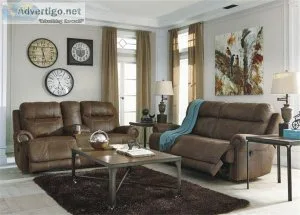 2 PC Reclining Sofa and Loveseat