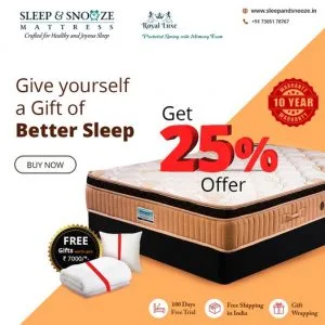 Sleep and snooze mattress