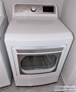 LG White Gas Dryer