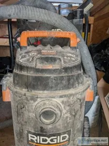 RIDGID 16 Gallon Stainless Steel WetDry Shop Vacuum