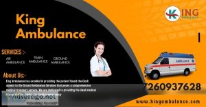 King Road Ambulance Service in Kankarbagh Patna &ndash With Late