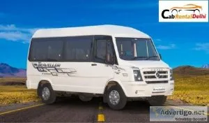 Hire Tempo Traveller - 9 11 12 16 20 seater  Cabrentaldelhi