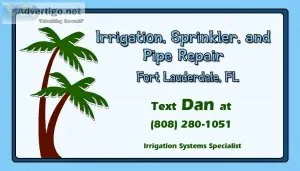 Irrigation sprinkler repair