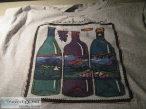Life is too Short to drink Bad Wine Tee Shirt - Size Large