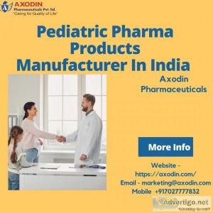 Pediatric pharma products manufacturer in india 