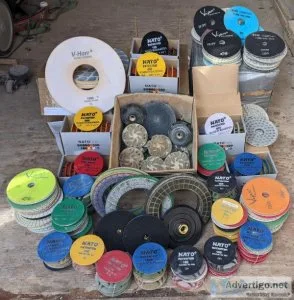 CONCRETE POLISHING PADS and MORE