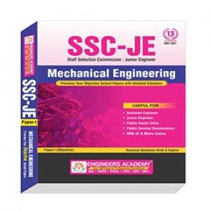 SSC JE Mechanical Engineering previous year solved paper