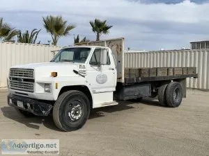 1993 FORD F700 FLATBED DUMP TRUCK 75201221