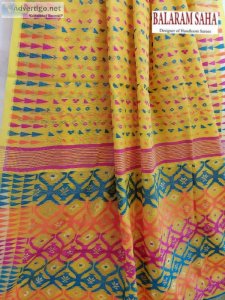 Soft Dhakai Jamdani Saree