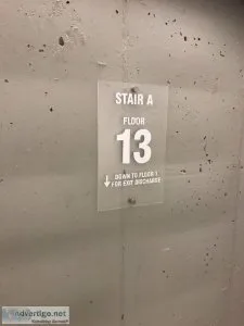 ADA restroom signs
