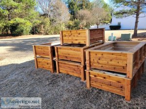 Rustic Garden Boxes
