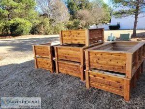 Rustic Garden Boxes