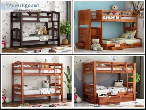 Buy bunk bed - upto 70% off on bunk beds for kids online
