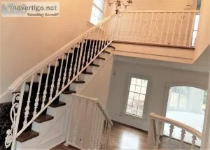 Cast Iron White Decorative Railings