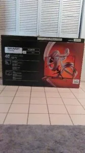 Sharp 48&quot TV flat-screen