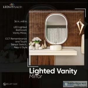check out high-quality lighted vanity mirror