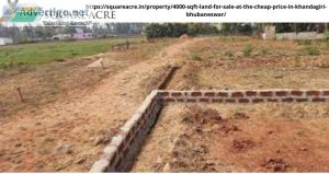 4000 Sqft-Land For Sale At The Cheap Price In Khandagiri Bhubane
