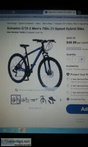 Schwinn 700c hybrid GTX2