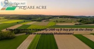 Good Plots 2500 sq. for Sale in Sundarpada Bhubaneswar(91-720- 5