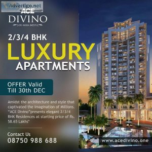 Bringing the purest serenity around you in ACE Divino Noida Exte