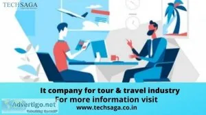 It company for tour and travel industry  Techsaga Corporations