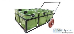 Hand Cart with 6 Bin Manufacturer