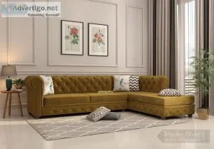 Buy wooden sofa set online up to 55% off at wooden street