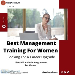 Best Management Training For Women  Vedica Scholar