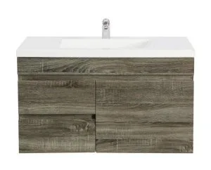 POSEIDON B94 WALL HUNG VANITY DARK GREY 890MM