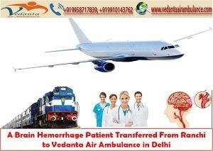 Best Air Ambulance in Lucknow Vedanta Air Ambulance with all the
